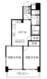 【間取り】 | BALDO西調布 | 間取りです。
