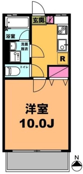 【間取り】 | 月村マンションＮＯ．５
