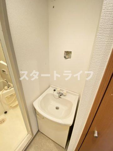 大阪市淀川区宮原２丁目の賃貸マンションの洗面所