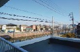 ハイツピアヴァリーのバルコニー
