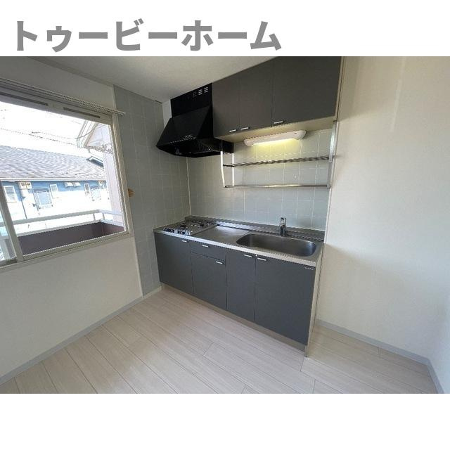サンライズＡのキッチン|お料理しやすいキッチンです