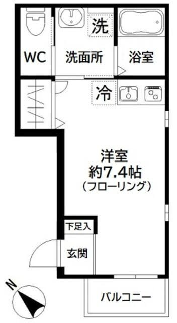 Ｒａｖｉｎｅ　Ｐｉｅｒｓ（ラヴィーン　ピアース）の間取り