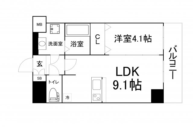【間取り】 | プレサンス松屋町グレース