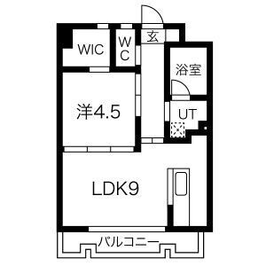 【間取り】 | アールズプレイス福岡香椎駅前