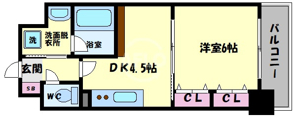 ブランクレール谷町の間取り|ブランクレール谷町　間取り