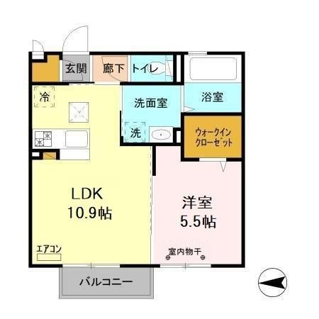 アベニールの間取り