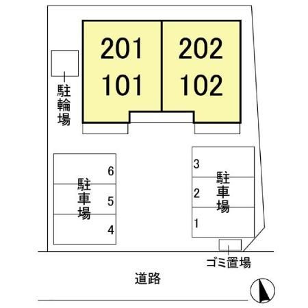 アレイズⅧの区画図