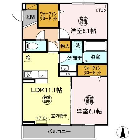 アンテ・ラルボの間取り