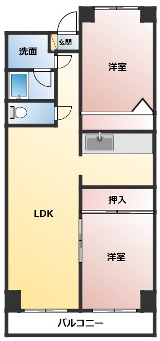 ラヴァーズガーデンⅠの間取り