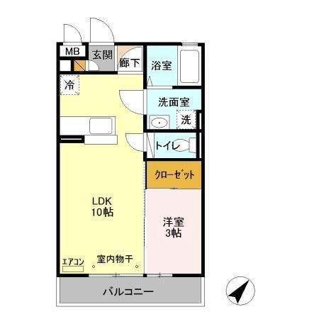 カーサ コモドの間取り