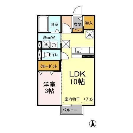 グラシューズ　A・B棟の間取り
