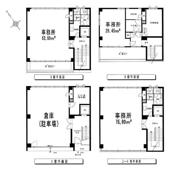 横浜市中区相生町１丁目のビルの間取り