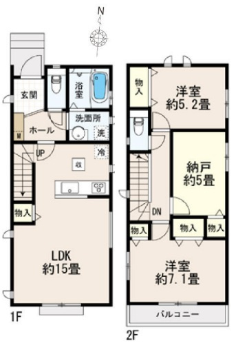 小平市学園東町2丁目　全3棟　A号棟
