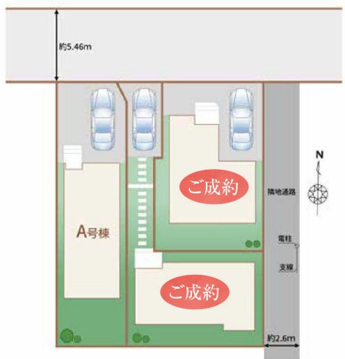小平市学園東町2丁目　全3棟　A号棟