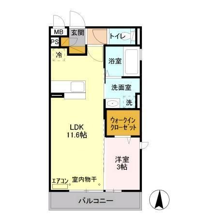 スクエアコートの間取り