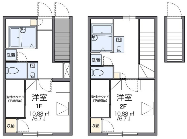 【間取り】 | レオパレスマクシェリモラム古淵