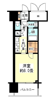 【間取り】 | アンビエンテ四ツ橋