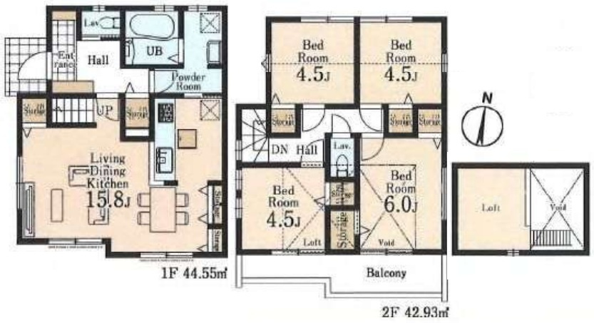 小平市小川東町第3　全6棟　6号棟