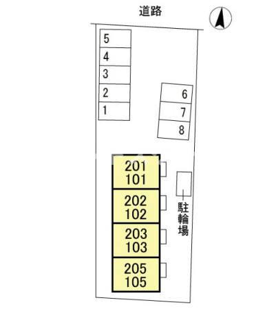 エトワールの区画図|高崎、前橋エリアのお部屋探しはエンドスケープまで！お客様の理想お聞かせ下さい♪