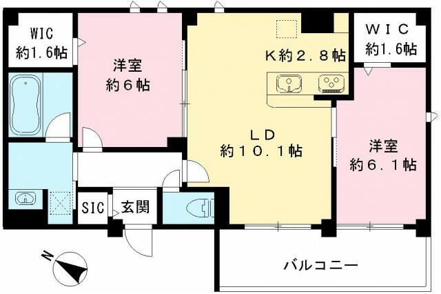 【間取り】 | Ｌｉｌａｓ　Ｖｅｓｔａ（リラ　ヴェスタ）