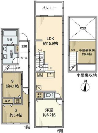 【間取り】 | 久が原戸建