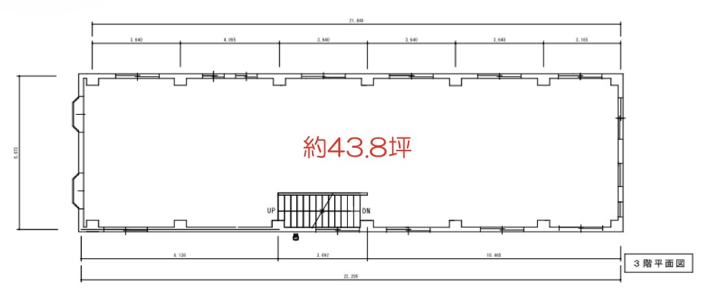 豊中市庄内西町２丁目の店舗事務所の間取り