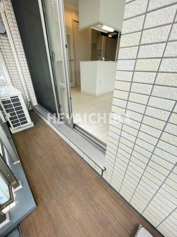 ププレ三ノ輪壱番館のバルコニー