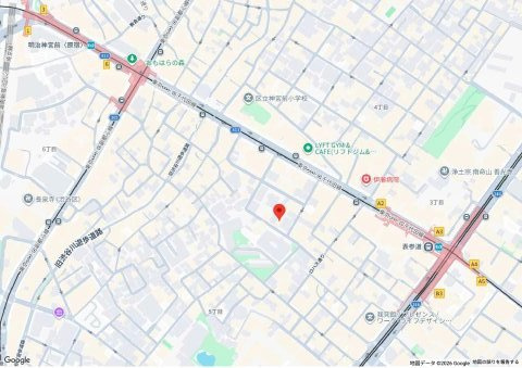 ヴァイス表参道の地図