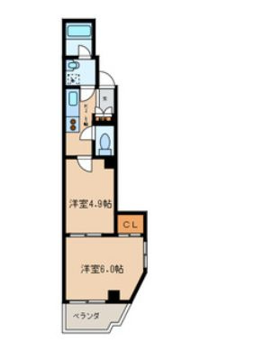 ボナール町屋の間取り
