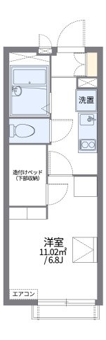 レオパレスサントリーニの間取り