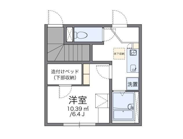 レオパレス八田の間取り