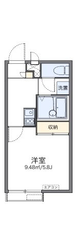 レオパレスエフアールの間取り