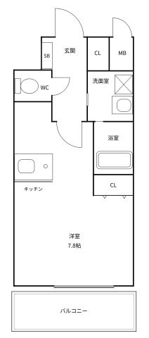 プレサンス名古屋駅前の間取り