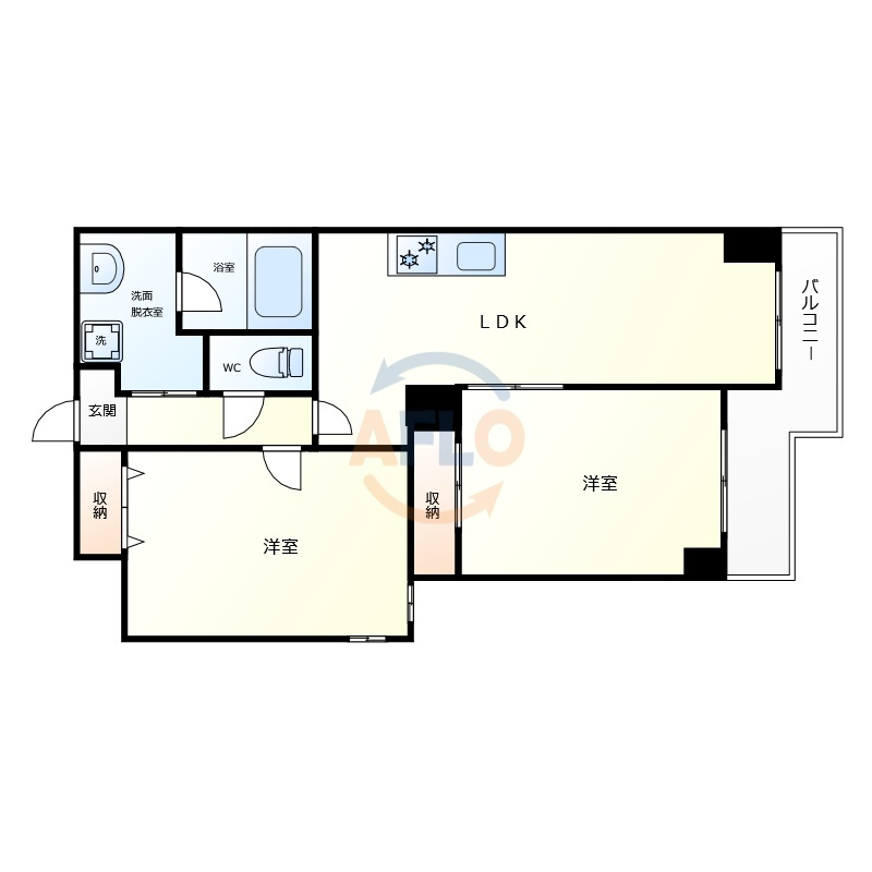 LakiaMaison帝塚山西の間取り|LakiaMaison帝塚山西　間取り