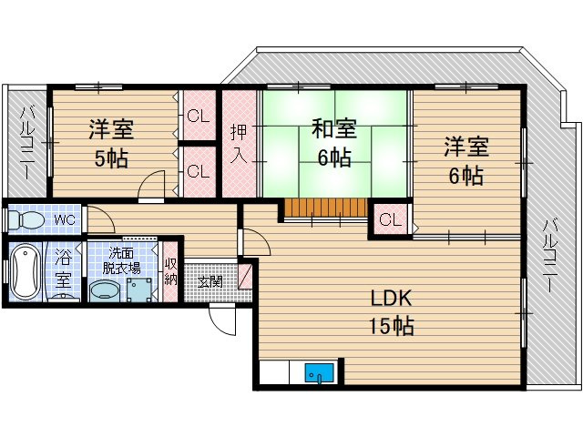 【間取り】 | クレサンテール