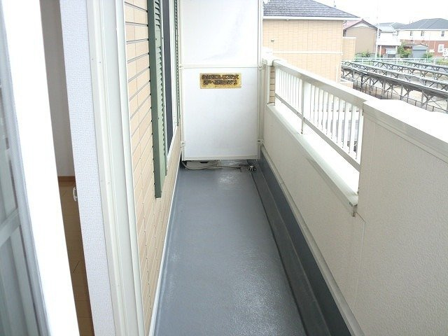 サンリット青柳Ｂのバルコニー