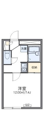 レオパレスフォルテックⅡの間取り