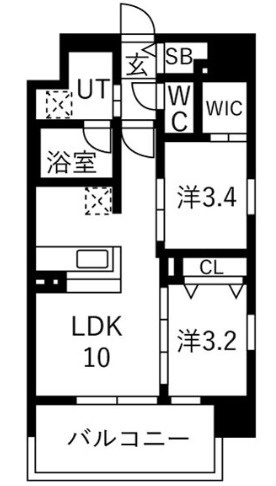 【間取り】 | ソルテラスUMEDA　NORTH