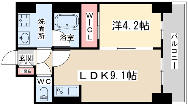 【間取り】 | ノルデンタワー南森町プレミアム