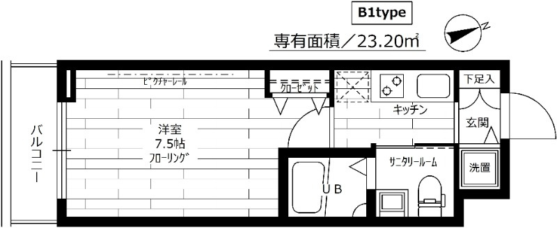 ステージファースト戸越銀座の間取り