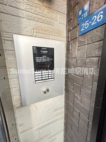 大阪市西淀川区姫島１丁目のアパートのセキュリティ|きれいな外観です
