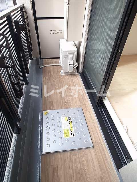 ペイルメゾンタテクラのバルコニー
