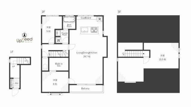 【間取り】 | 大田区仲六郷２丁目住宅
