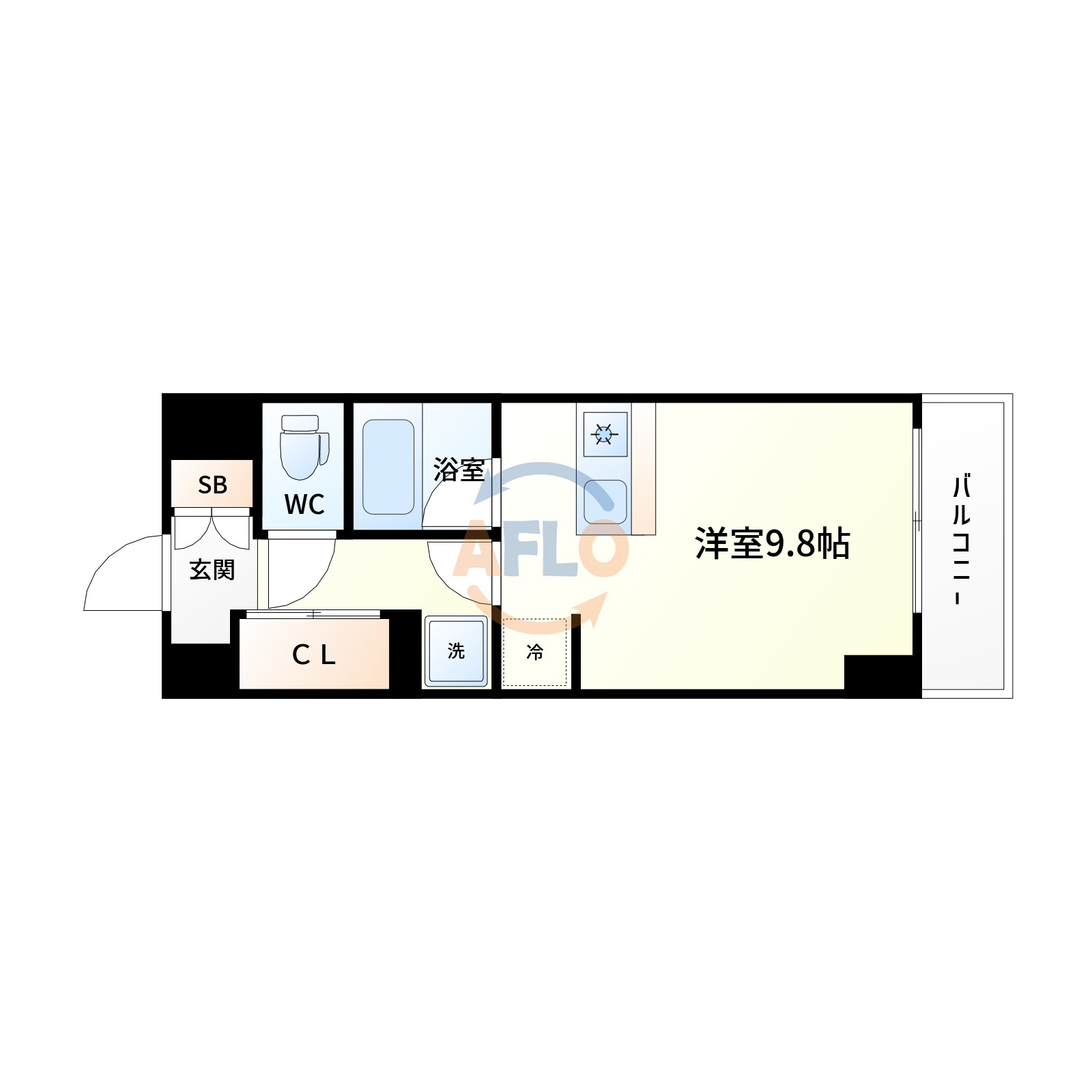 THEMUTUAL江坂の間取り|THE　MUTUAL　江坂　間取り