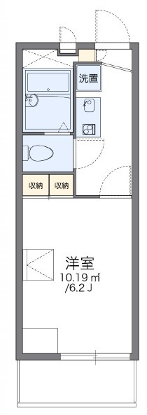 レオパレスパヴィヨン　ブランの間取り