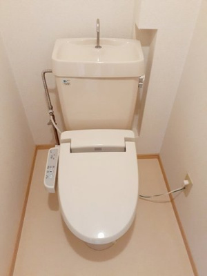 【トイレ】 | ディアコートＫ | 清潔感のあるトイレです