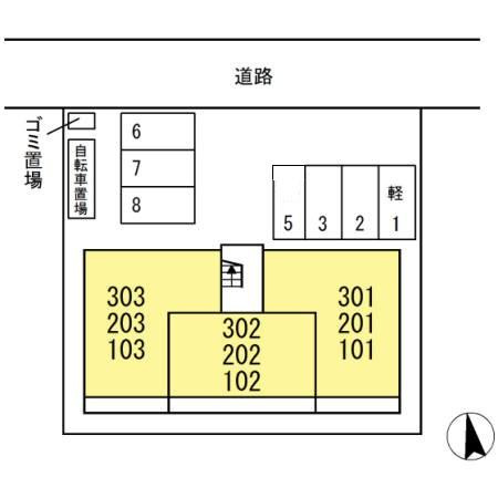 KOKUAの区画図