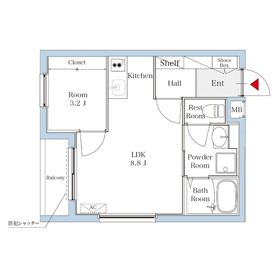 【間取り】 | リアンレガーロ平尾ステーションⅡ