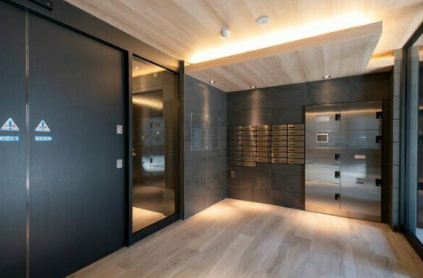 S-RESIDENCE池下西のエントランス