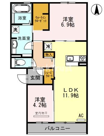 【間取り】 | エーデルハイムスミモト